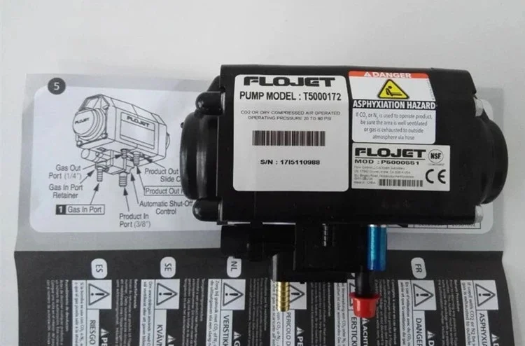 For Flojet T5000140 Pepsi Cola BIB Pump Syrup Pump Cola Machine Beverage Machine Adjusting Machine Accessories