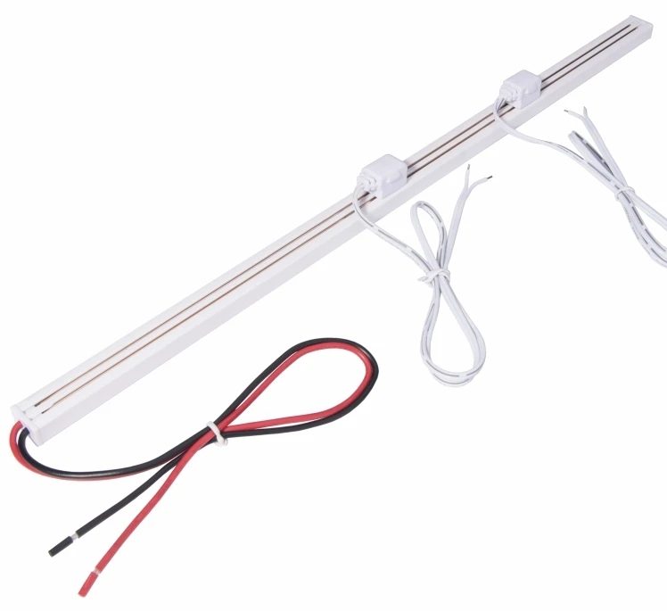  2-провод 12V24V36VLED питания постоянного тока трековая система для магазина Shleves подсветка дисплея Розничные приспособлении светодиодные полосы выставочный шкафчик световой