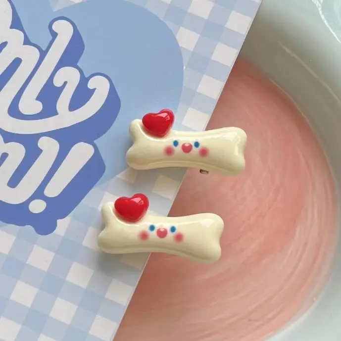 Fun and Funny fancy  Small Bone Hairdressing Bang Side Hair Clip