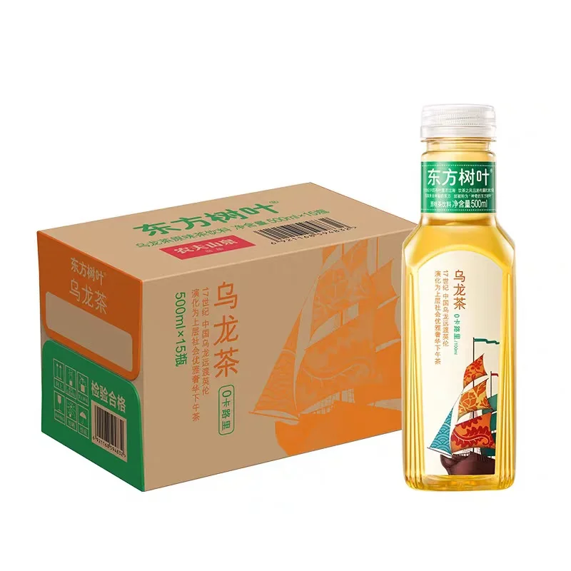 Wholesale 500ml multi-flavor tea beverage, exotic tea from the East, sugar-free 0 calorie health drink, Oolong tea flavor