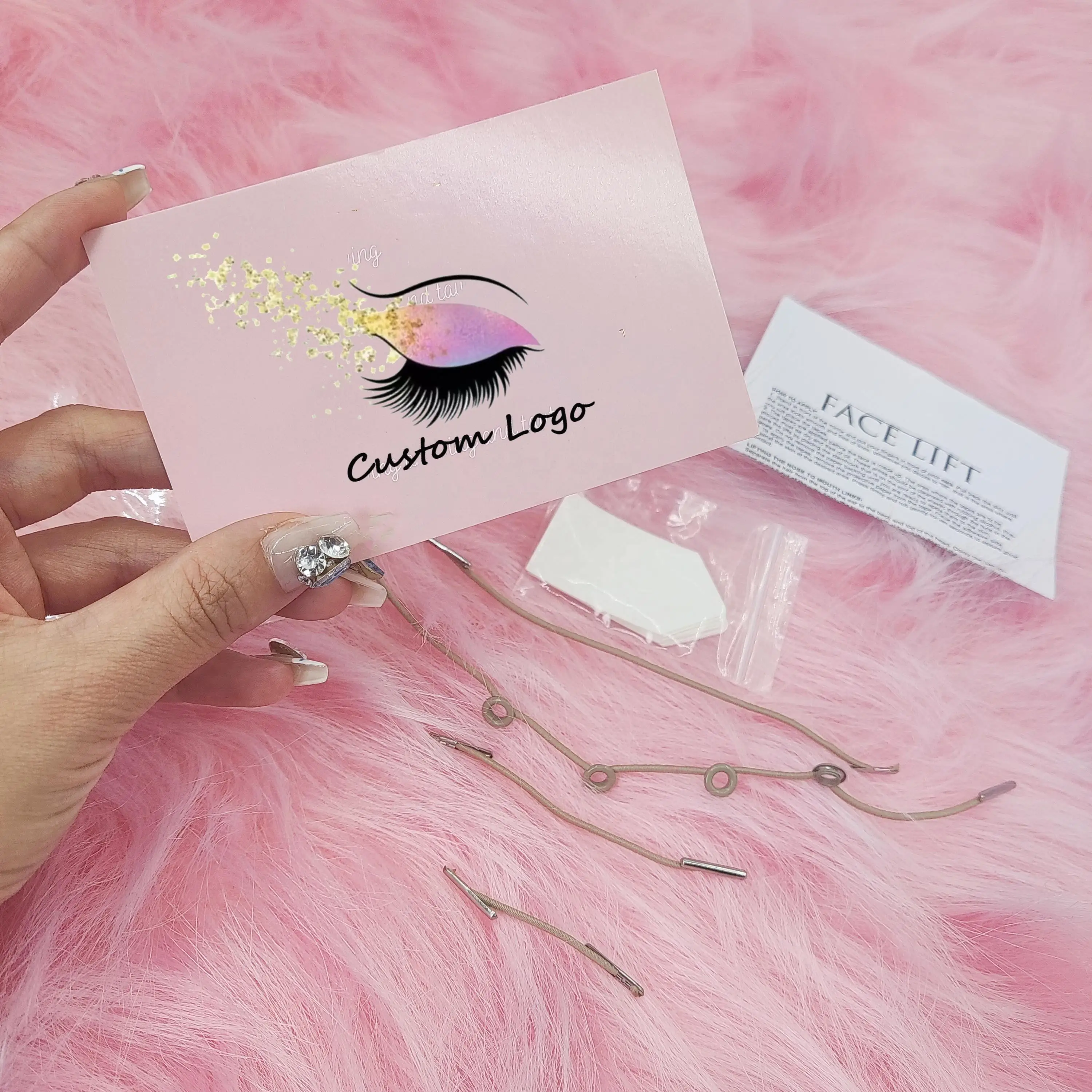 wholesale 40pcs set face neck Invisible v-shape thin Face Tape Facial Line Wrinkle Sagging Skin Face Lift sticker