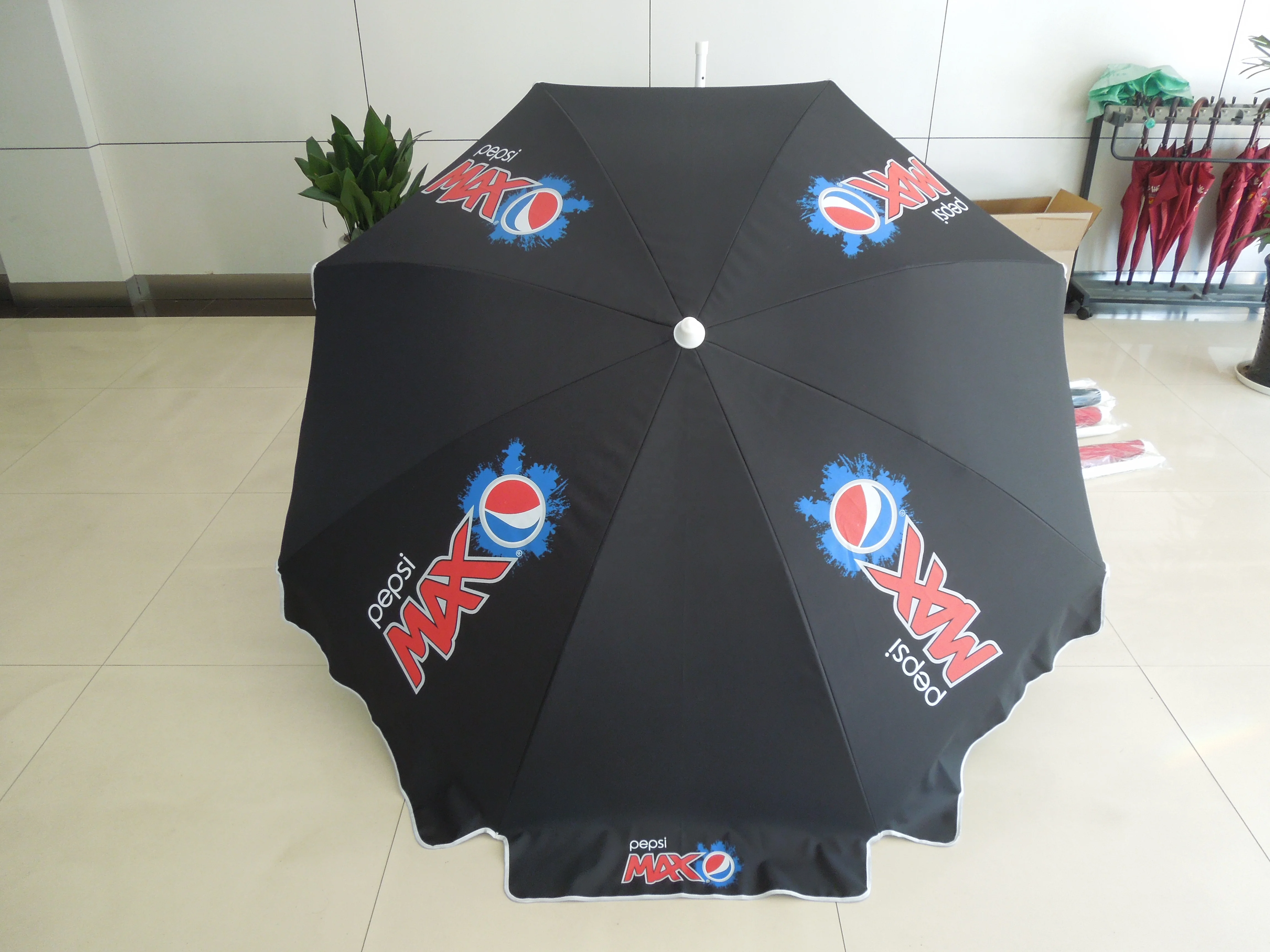 Недорогой рекламный пляжный зонт от производителя, индивидуальный зонтик от солнца, зонтик, морской зонтик