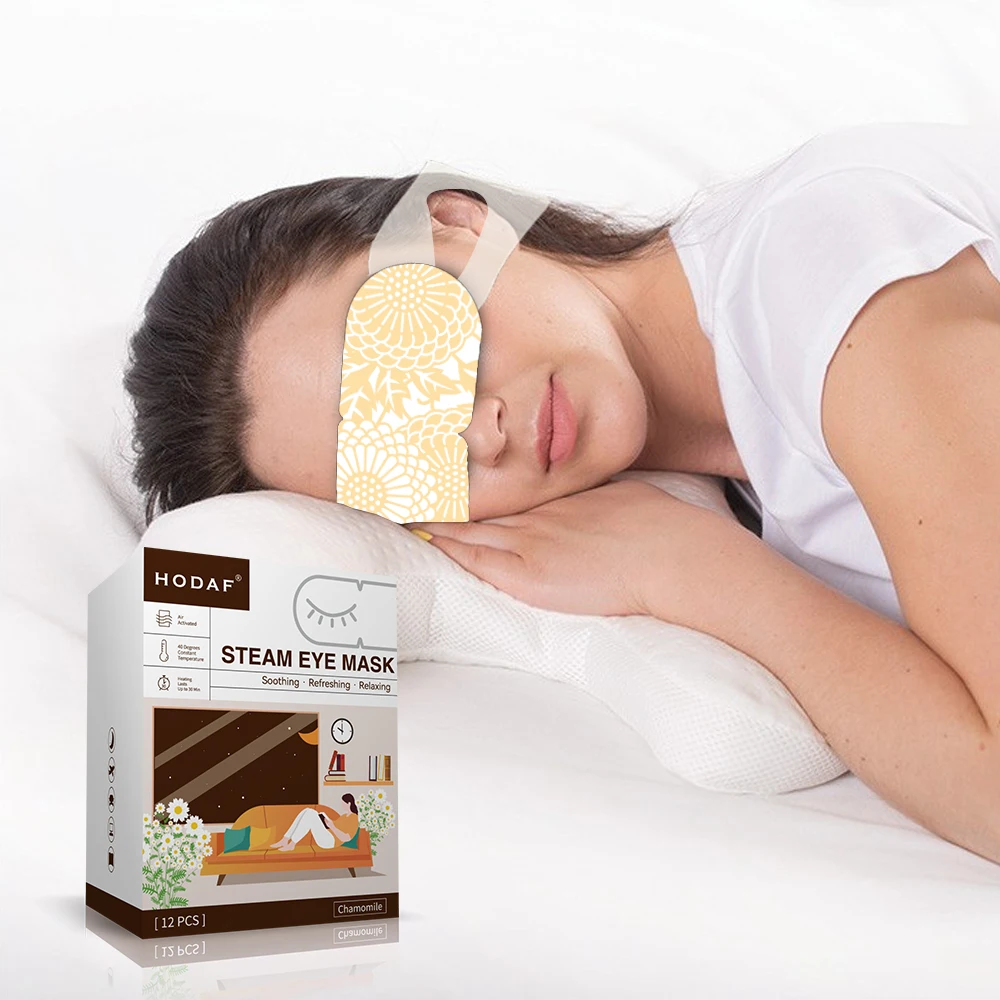 HODAF Moisturizing Eye patch Steam Warm Eye Mask Instant Self Heating Sleeping Eye Mask