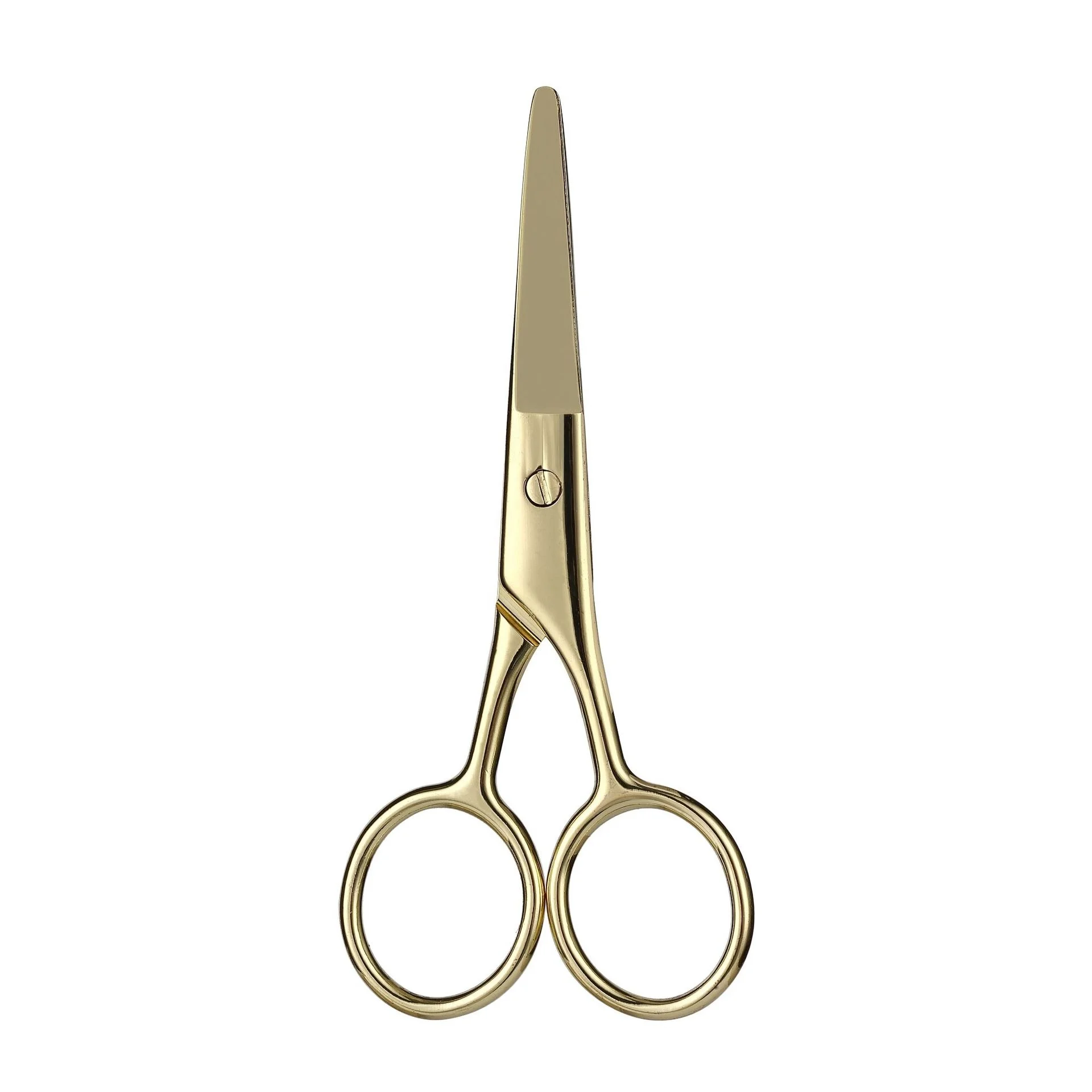 High quality Steel Professional Stainless Steel nose hair barber curve beard scissors