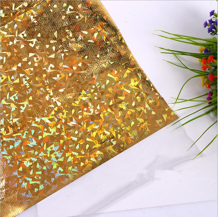 
laser film foil mesh fabric stage cloth for decoration 