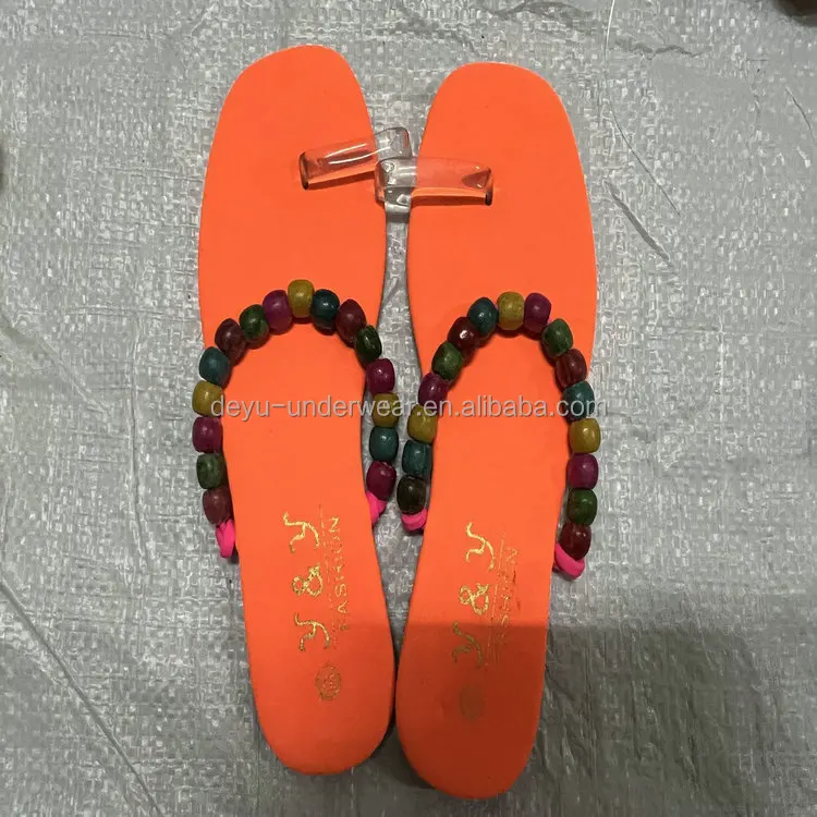 0.98 Dollars Model SJX002 Size 36-40 Stock Ready Hot Sale Fashion Latest Sandal slippers for women