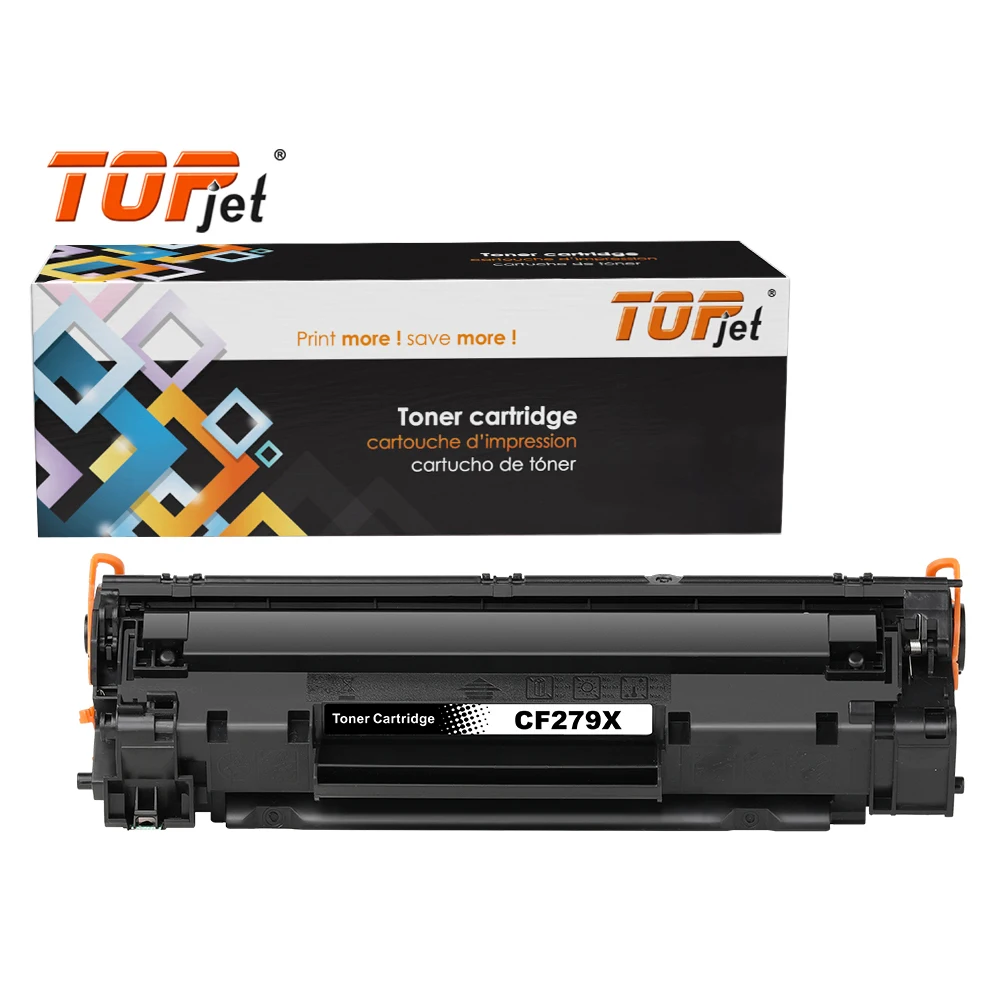 Картридж для принтера Topjet премиум-класса лазерный тонер CF279X 79X 279X CF279 совместимый с HP LaserJet Pro M12 M12a M12w MFP M26 M26a