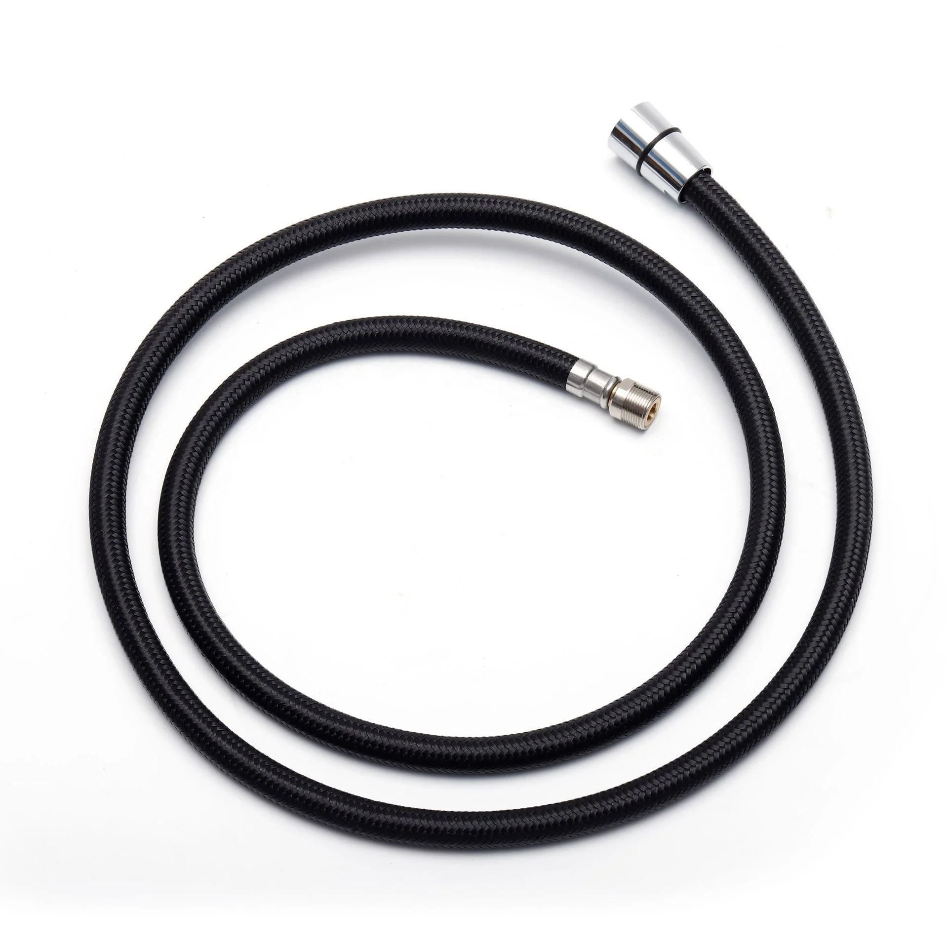 Durable Flexible Kitchen Faucet Hose Water Black Nylon Braided Hose Pull-down Hose