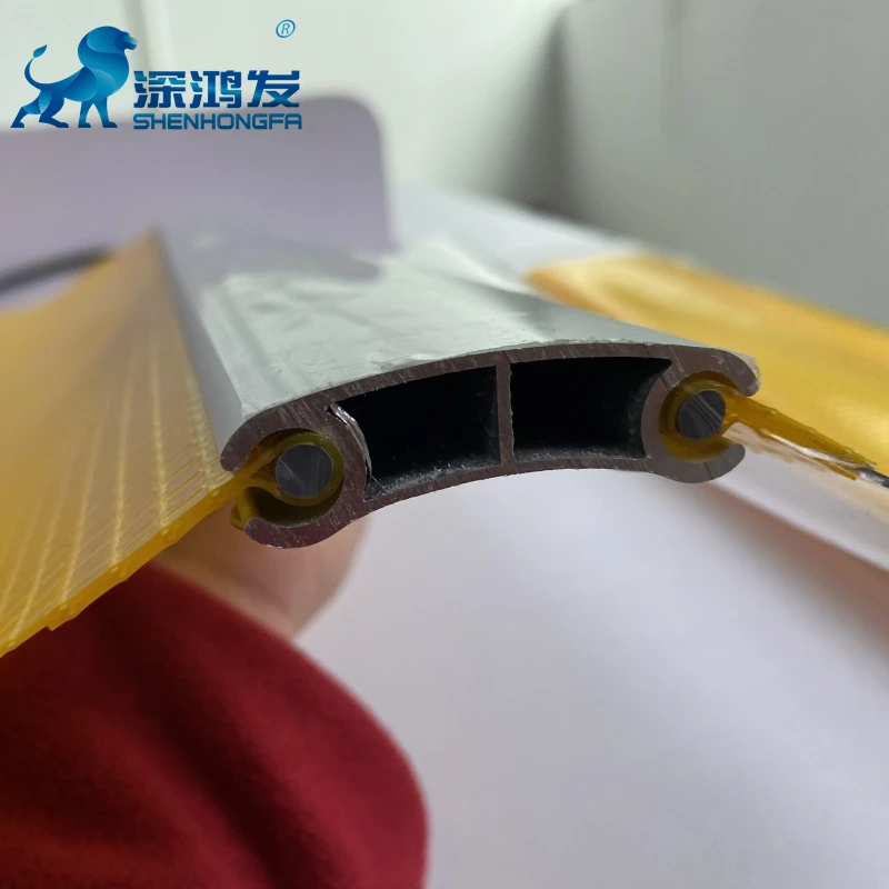 PVC high speed door aluminium middle rib center bar