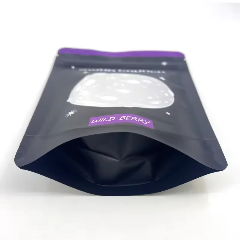 Matte Finished Plastic Colorful Bags For Aluminum Foil Mylar Coffee Tea Food Packaging