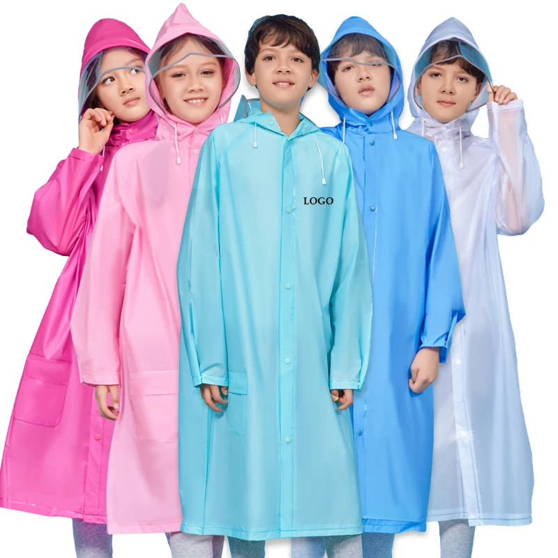 Wholesale Children Raincoat Kids Raincoat Factory Pvc Rainwear Cheap Waterproof Raincoat