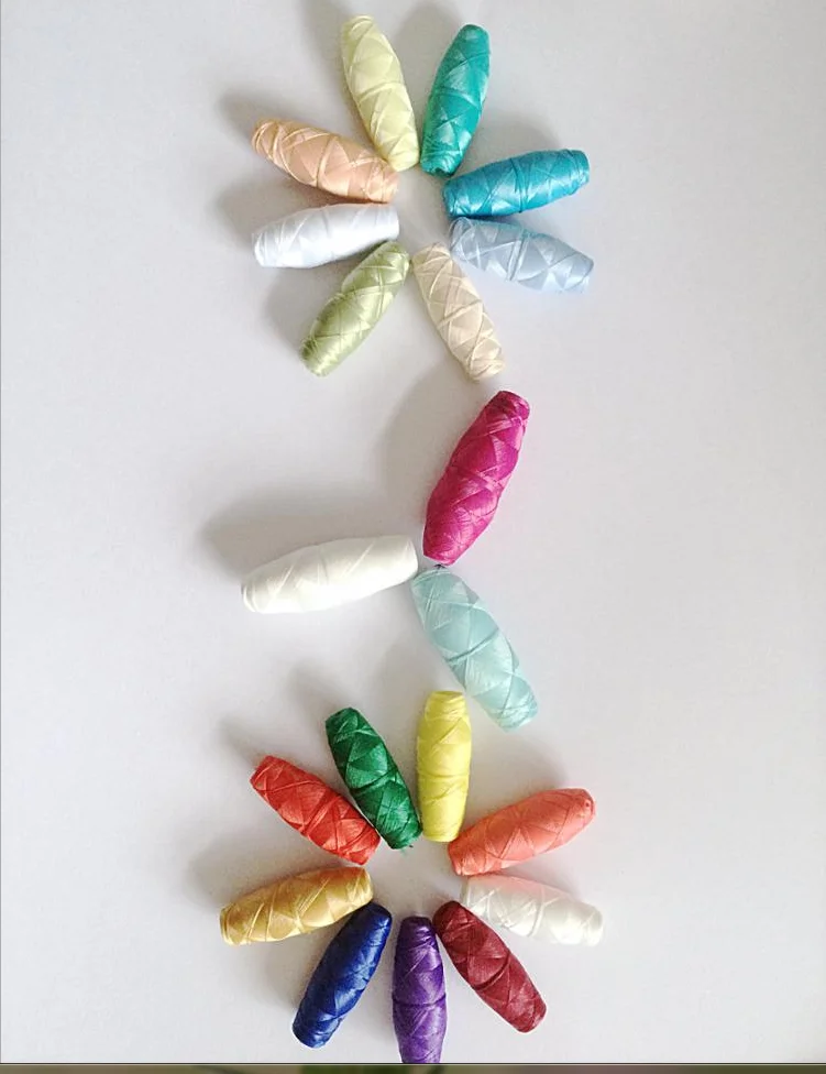 nylon cocoon bobbin NO.10# 100d/2 schiffli embroidery machine 100% filament polyester cocoon bobbin thread