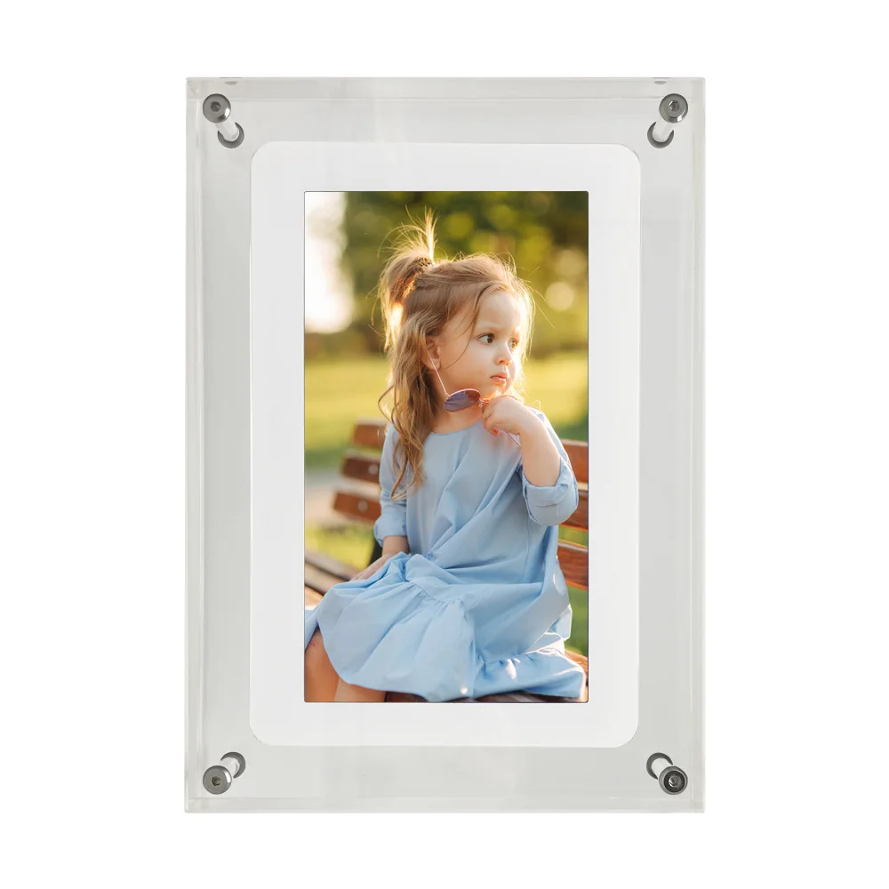 7 inch NFT acrylic LED digital screen electronic digital photo frame