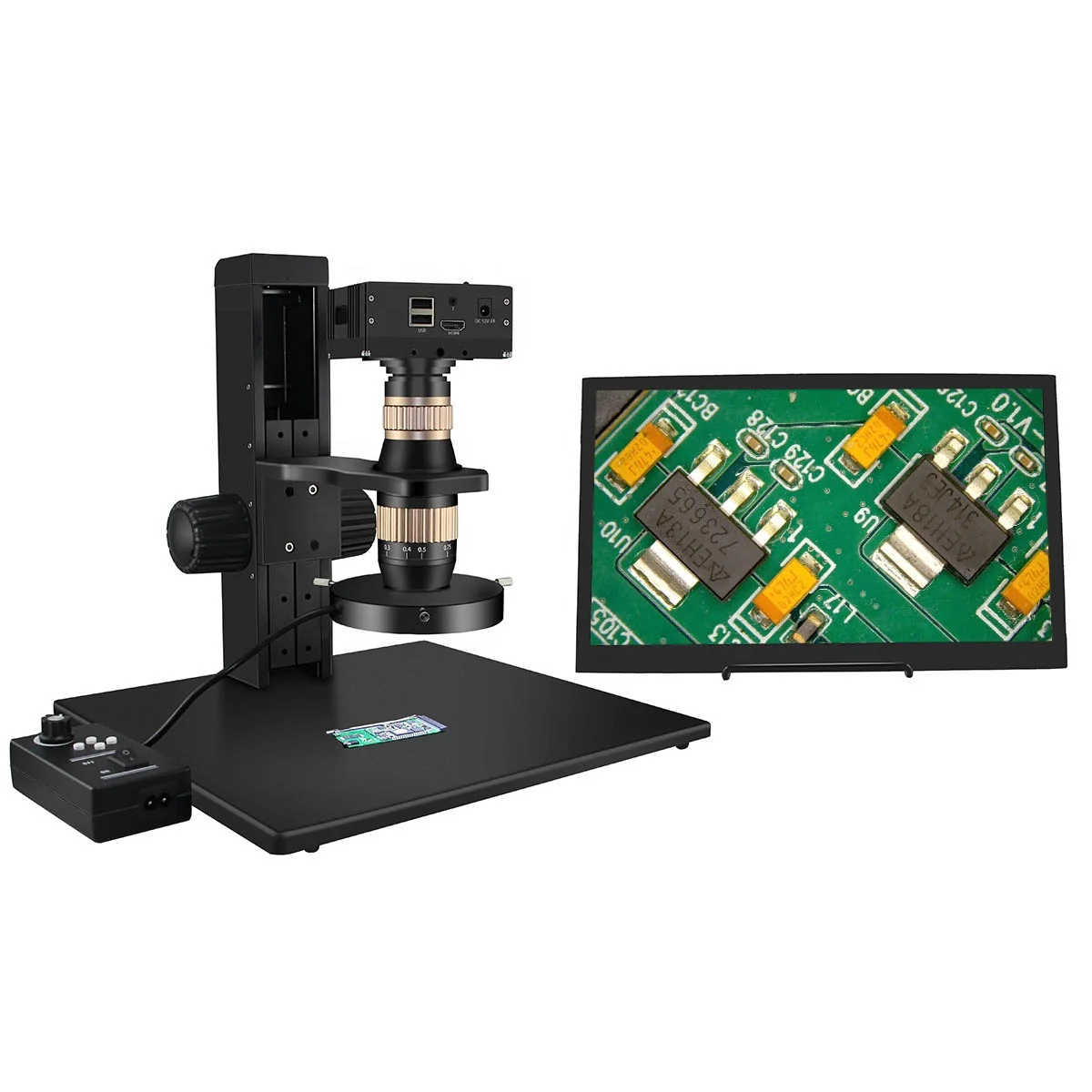  Электронный цифровой микроскоп FM03254K 14X до 120X Ultra 4K с камерой высокой