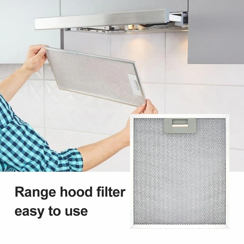 Custom 19.5 x 19.5 inch aire range hood inserts filter for kitchen range hood  Replacement Mesh filter