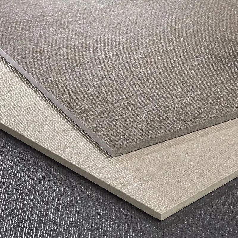 High Quality 3d Silk Look Brushed Texture White and Beige Non-Slip Full Body Porcelain Wall and Floor Tile