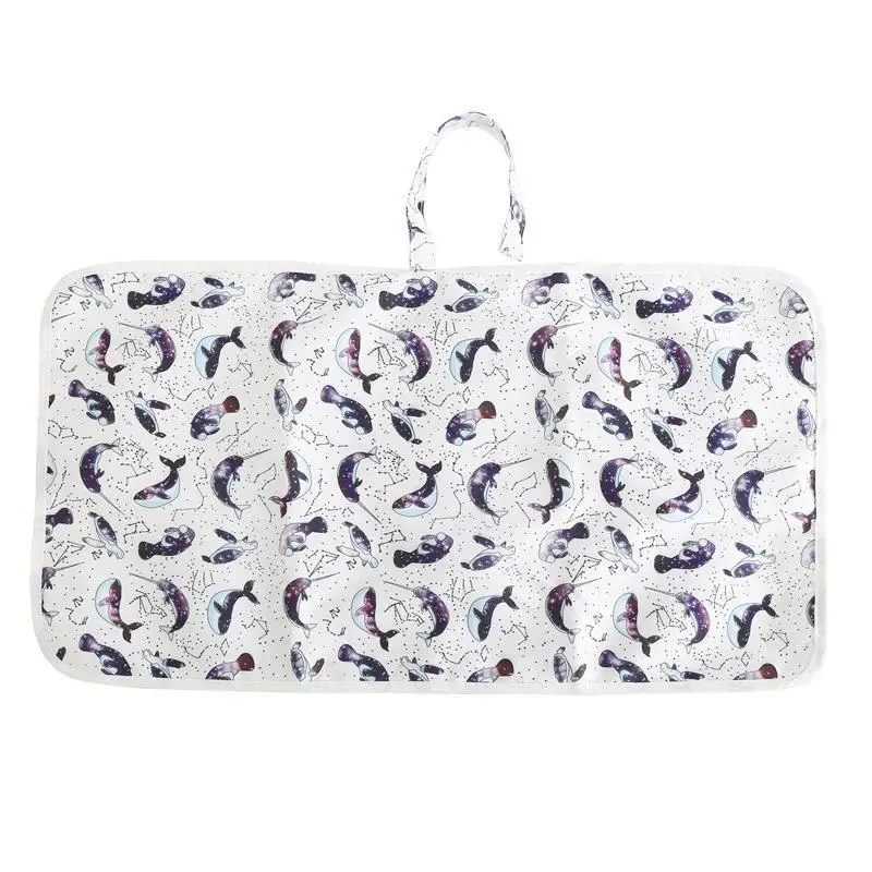 Новинка, детский портативный складной подгузник, дорожный пеленальный коврик, водонепроницаемый коврик, сумка для хранения