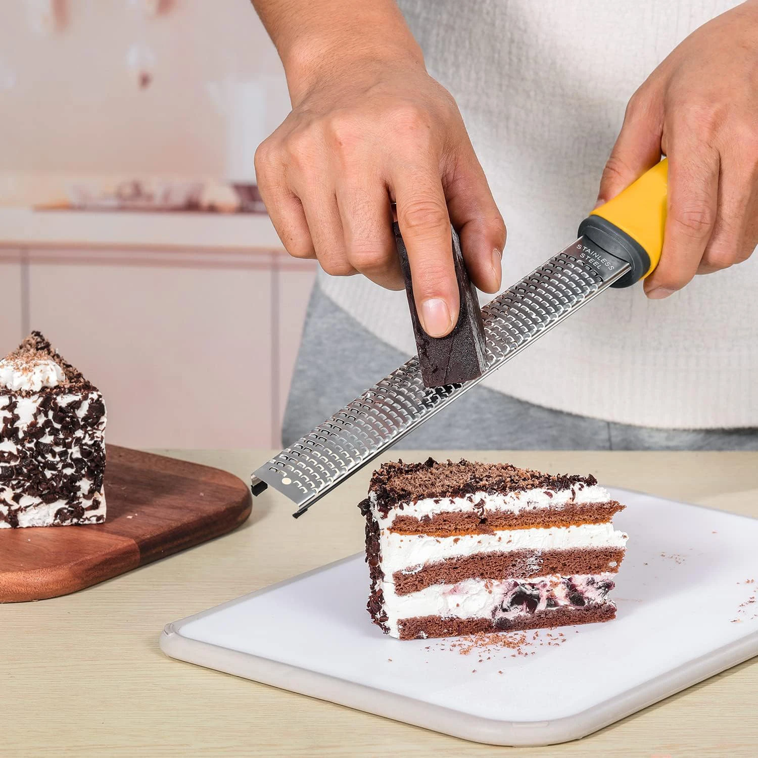 Comfort Razor Sharp Blades Slicer Fruit And Vegetable Shredder Stainless Steel Handheld Cheese Grater