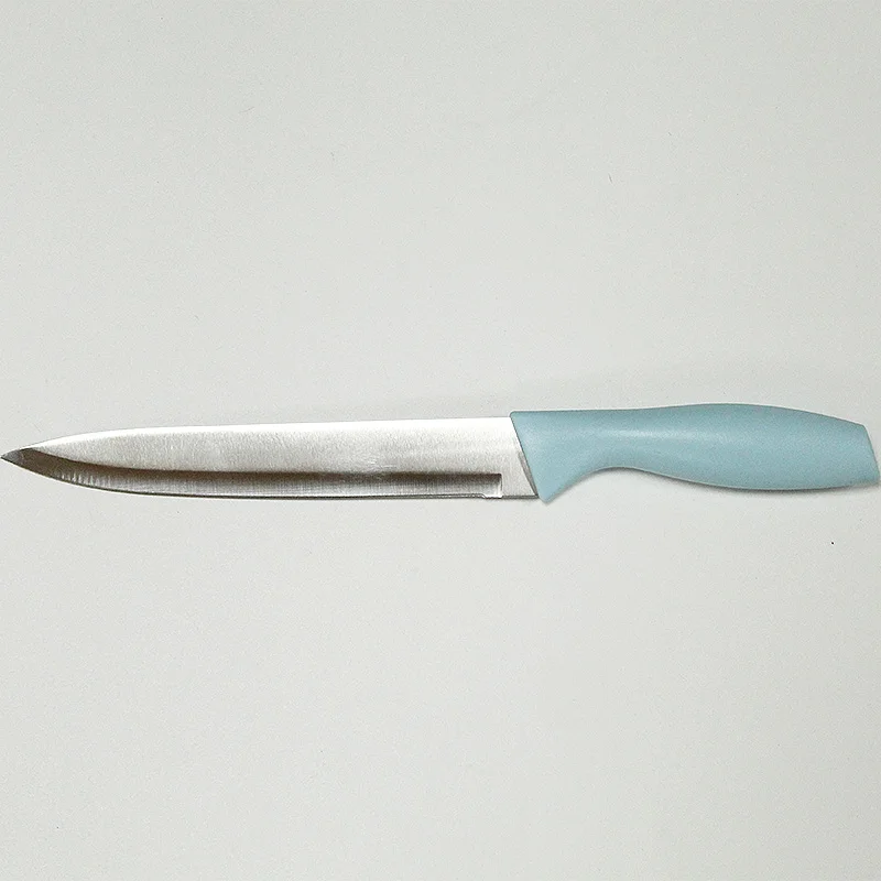 wholesale plastic handle kitchen meat carving knife with cover