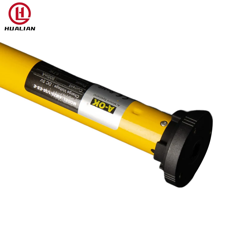 Quality tubular motor for blinds equipped with battery tubular motor ensuring smooth adjustments