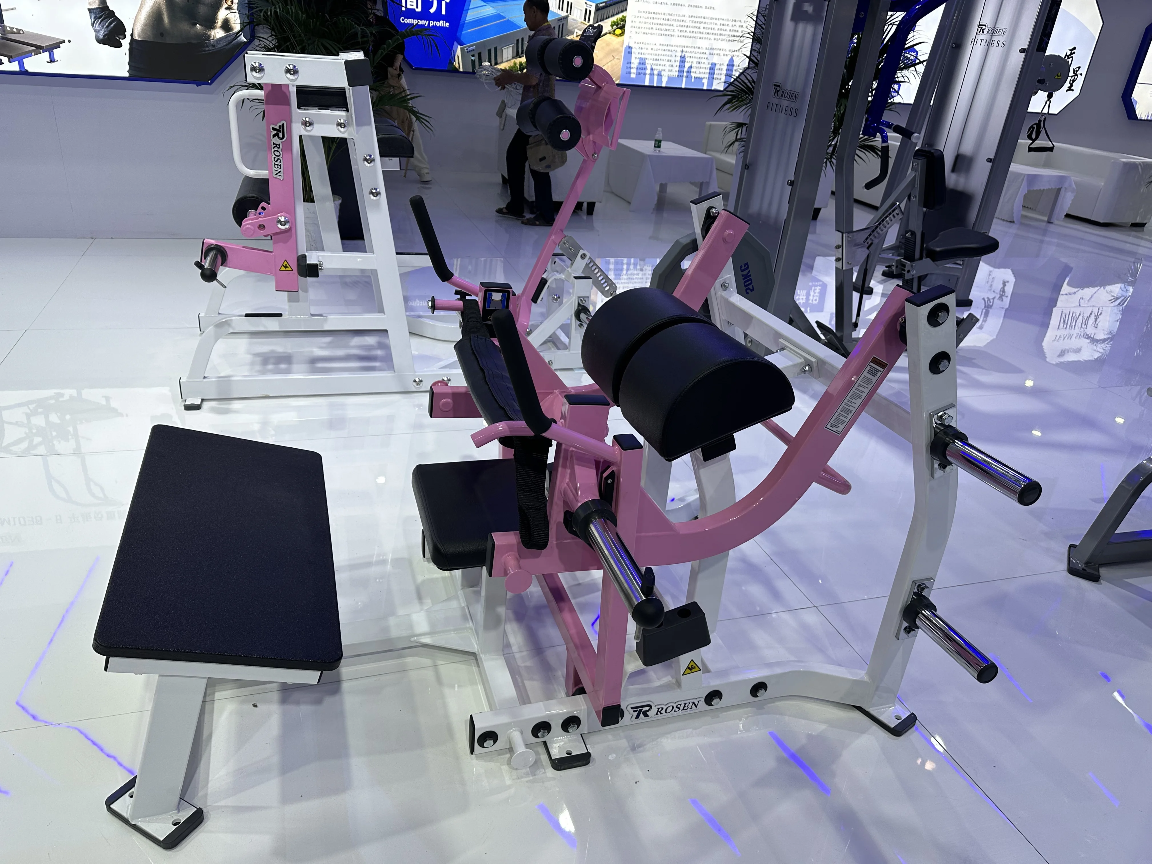 New Arrival 3MM Q235 Galvanized Steel IsoLateral ROSEN Fitness Equipment Gym Machine Commercial Glute Drive With 1 Year Warranty