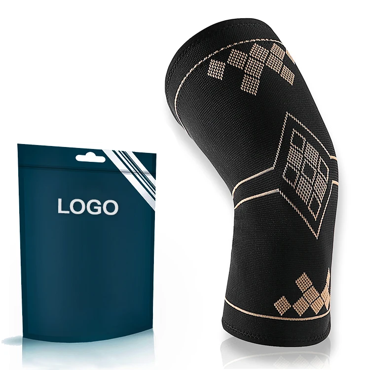 Высококачественный Эластичный компрессионный медный наколенник для клинической терапии и
