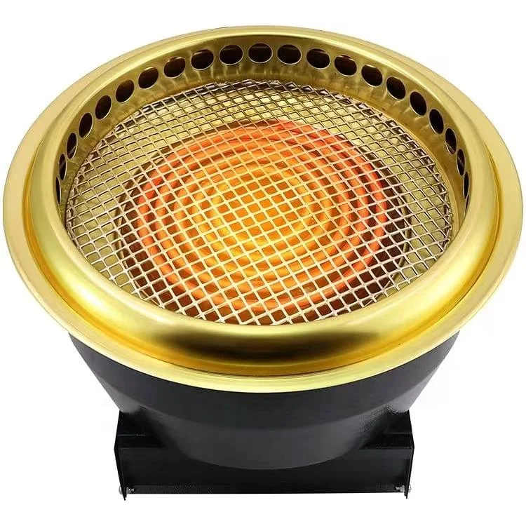 Korean BBQ With Hot Pot Combo Set Pan Pure Copper BBQ Pan BBQ Grill Plates