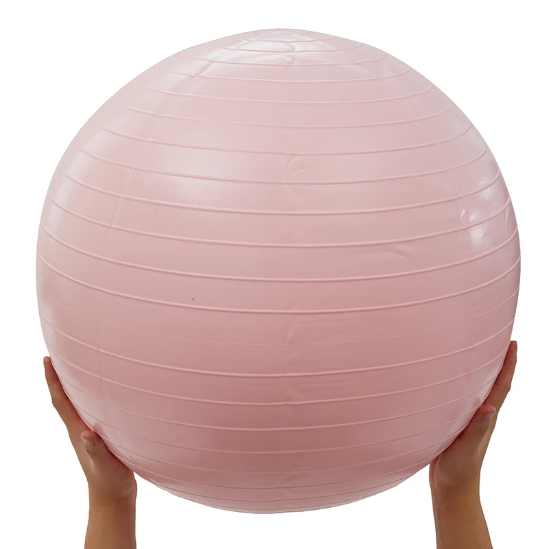 16p eco-friendly 55cm 65cm pvc fitness Yoga Anti Burst Customized logo PVC Exercise stability gym ball