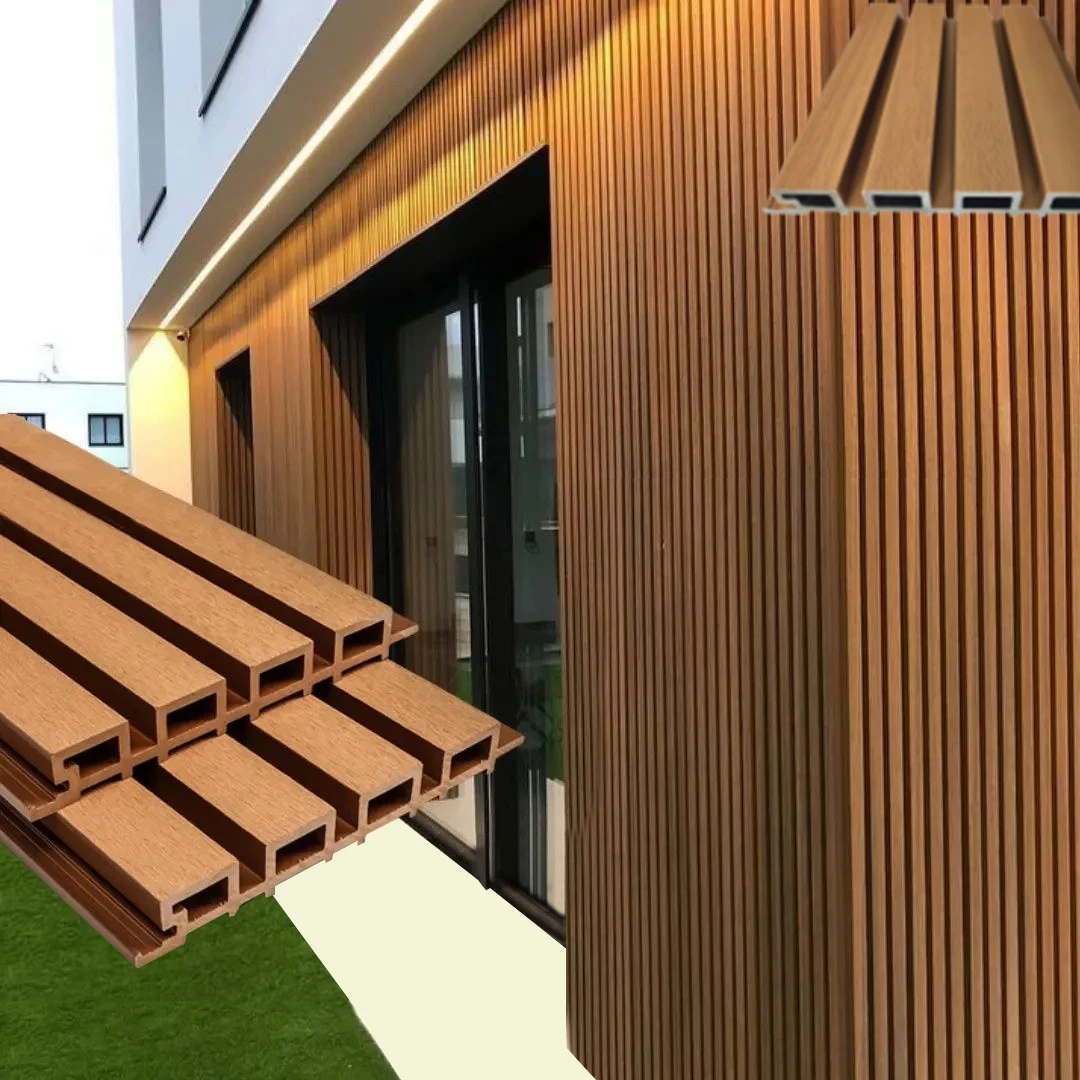 teak wood outdoor wall panel flexible wall cladding panel for exterior wall