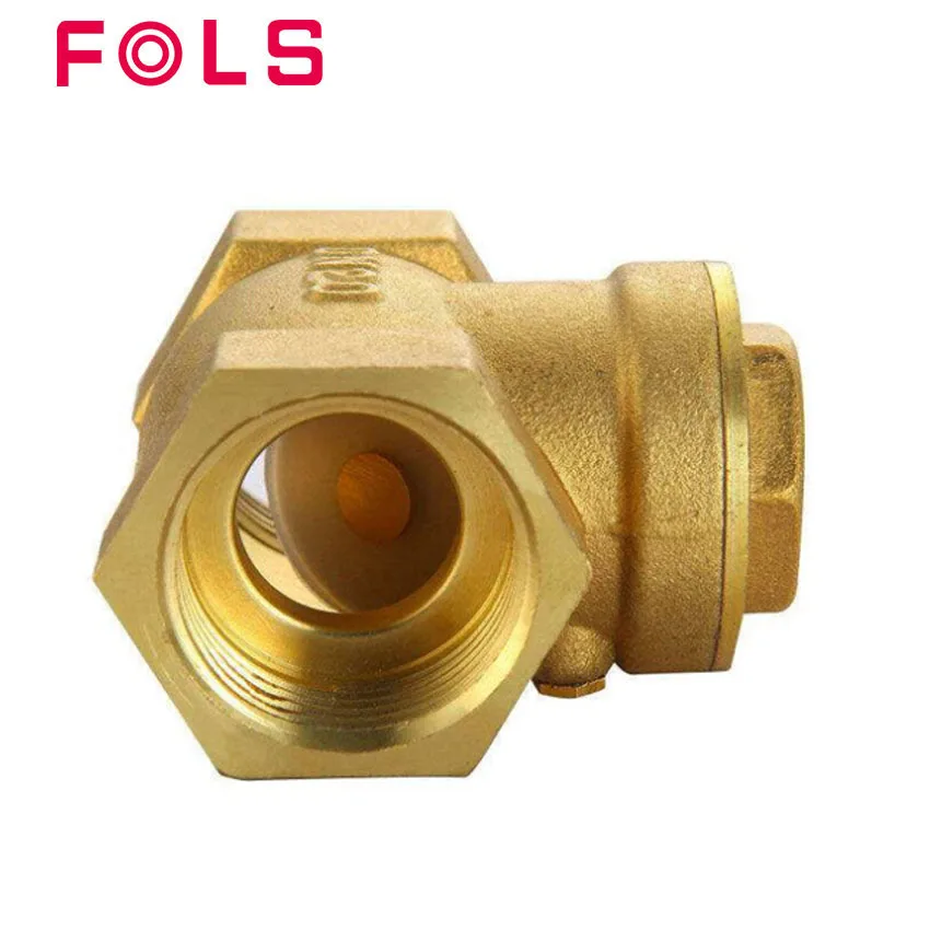 Vertical Compressed air Spring Brass Check Valve