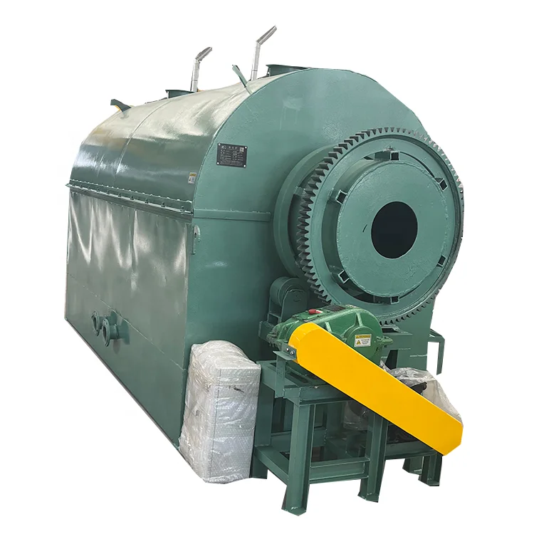Hookah charcoal making machine high quality sawdust carbonization furnace horizontal carbonization furnace