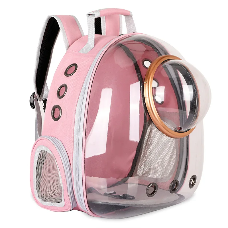 Large Capacity Multi-colors Pet Cat Dog Travel Carrier Carrying Basket, Ventilated Hiking Strong Pet Dog Cat Backpack Bag