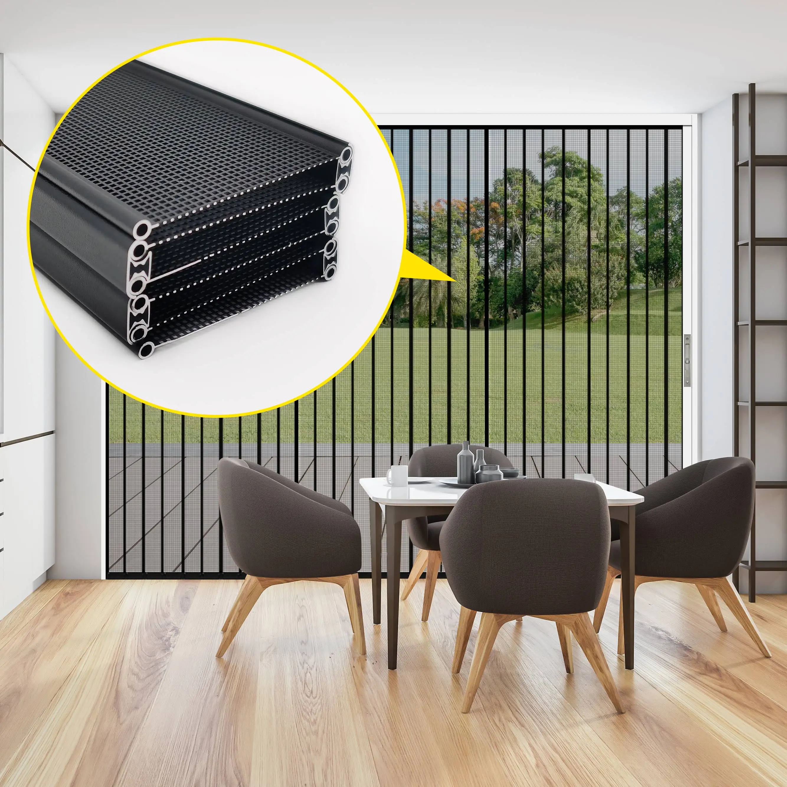 Anti Mosquito Summer Style Mesh Net Anti Insect Window Magnetic Curtain Fly Screen For Windows