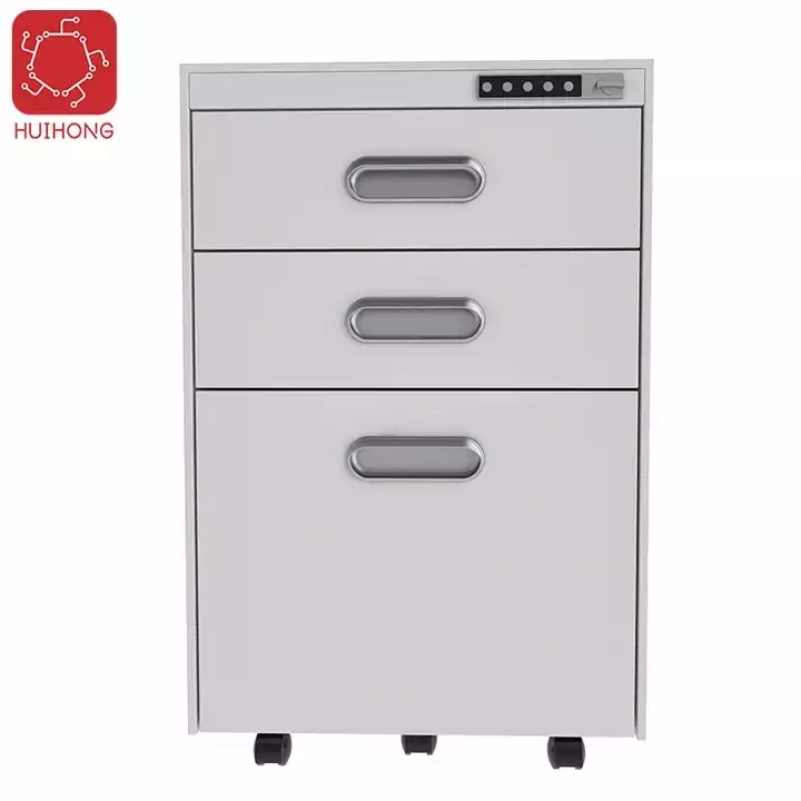 Huihong Office Small Locker Storage Cabinet With Wheels For Home