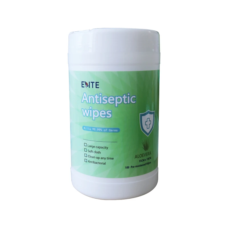 
Customized Manufacturer 100Pcs Bucket Disposable Non-alcohol Disinfecting Cleaning Wipes 