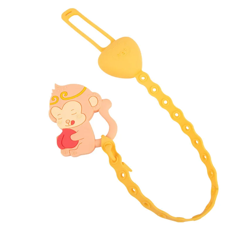 Hot Baby Toy Strap Adjustable Baby Teething Soother Infants Baby Pacifier Nipple Chain Clip Holder Sippy Cup Holder Strap 50PCS