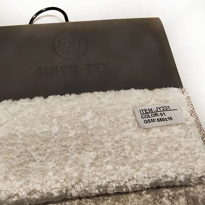 Jy331 Wholesale 100% Polyester Knit Upholistey Microfiber Velvet Chenille Sofa Fabric