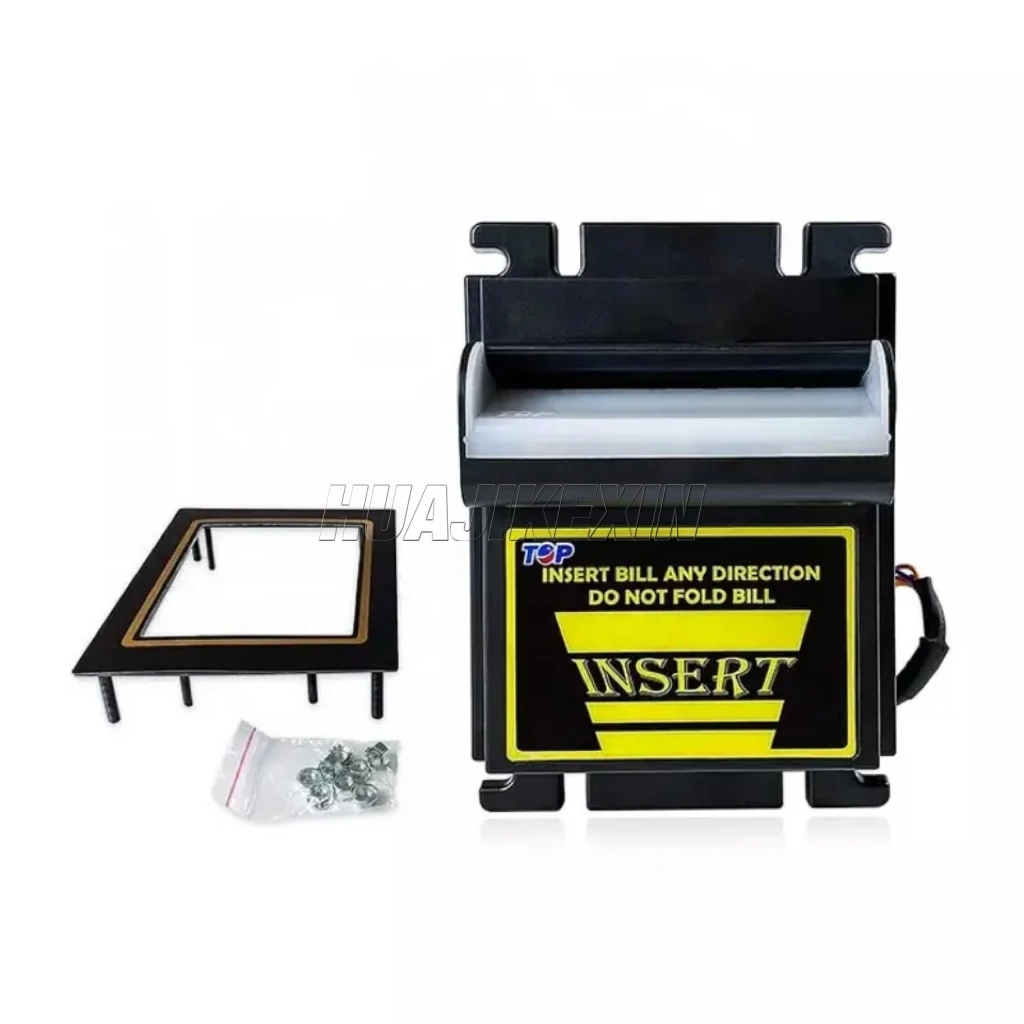 HJKX Bill Acceptor TB74 Bill Validator For Amusement Game Machine Vending Claw Machine Note Acceptor