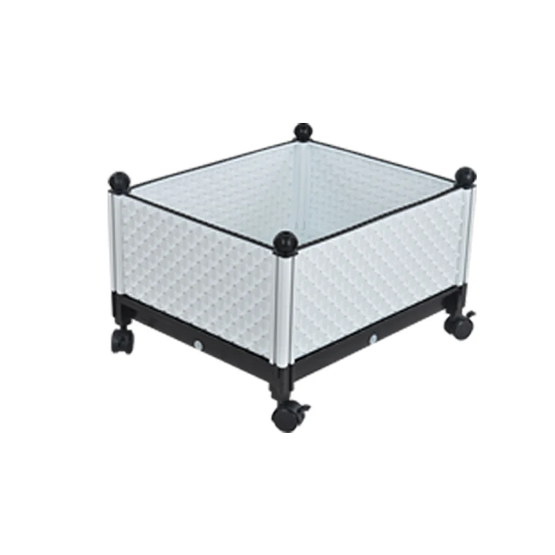 
Planting box monomer Wholesale Movable Wheels Rectangular Raised Vegetable Flower Garden Bed Plant 