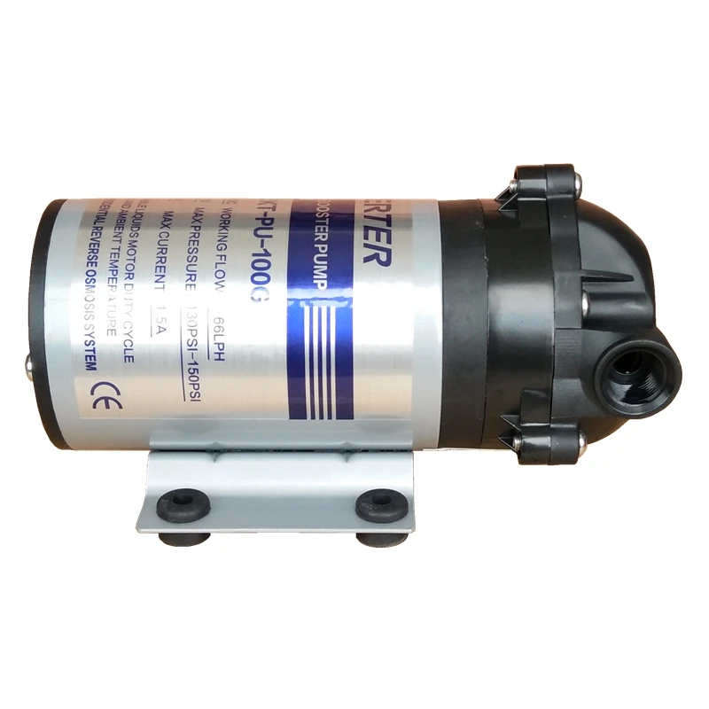 Diaphragm booster pump, 100GPD DC24V RO water purifier booster pump with high quality