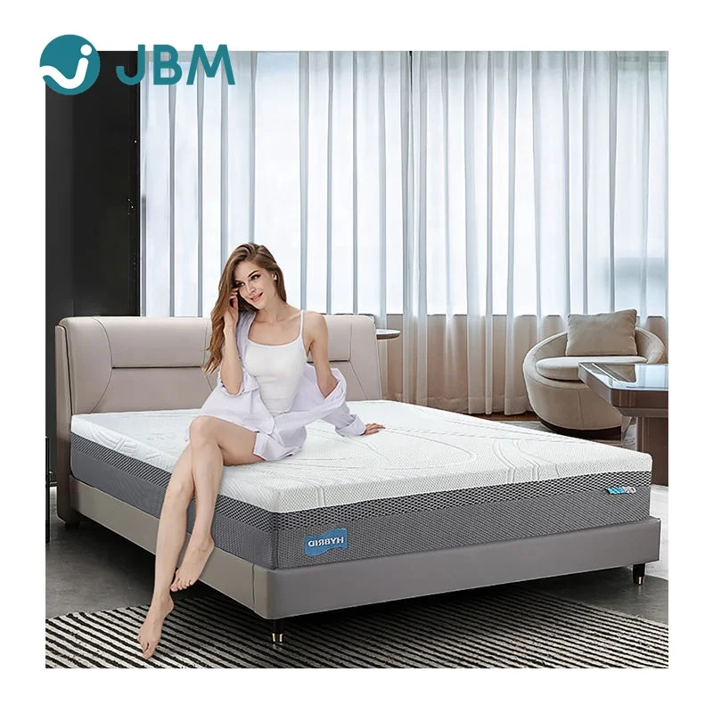 12 дюймов цены по прейскуранту завода-изготовителя плюшевые Гладкий верх пружинный Матрас Королева памяти кровать матрас из пены с эффектом в коробке
