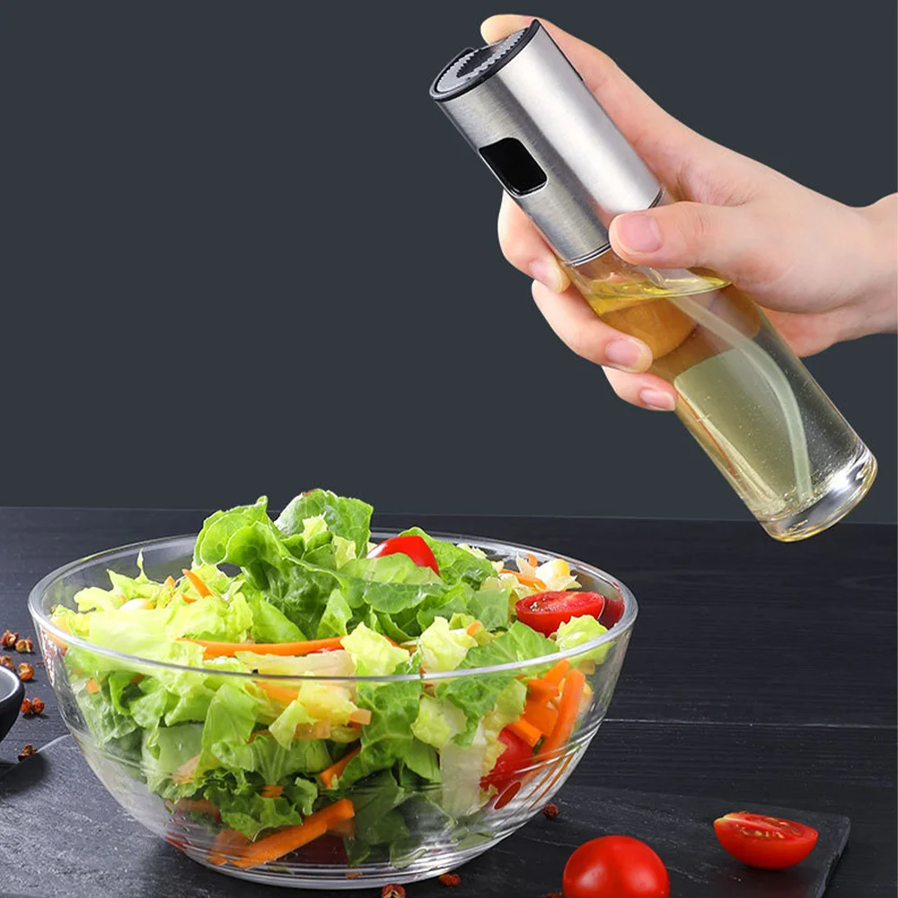 Novedadess 2021 para cocina 100 мл кухня многоразового уксус и оливковое масло бутылка распылитель для приготовления барбекю обжарки