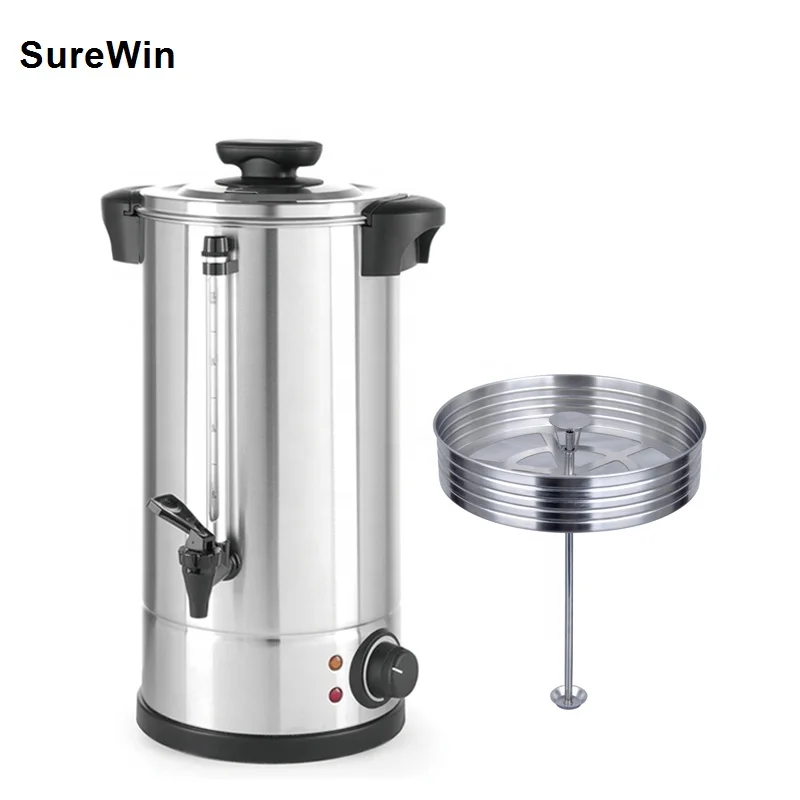 Manufacture cafetera coffee dispenser coffee maker stainless steel electric catering urn supplier for hotel bar restaurant