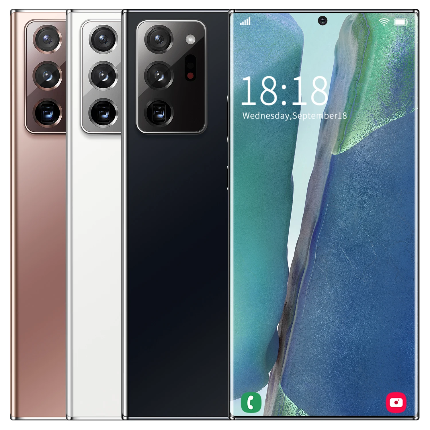 Note20U + Глобальная версия уход за кожей лица неблокированный Android 11 смартфон 12 ГБ 512 5G Мобильные телефоны Samsung celulares