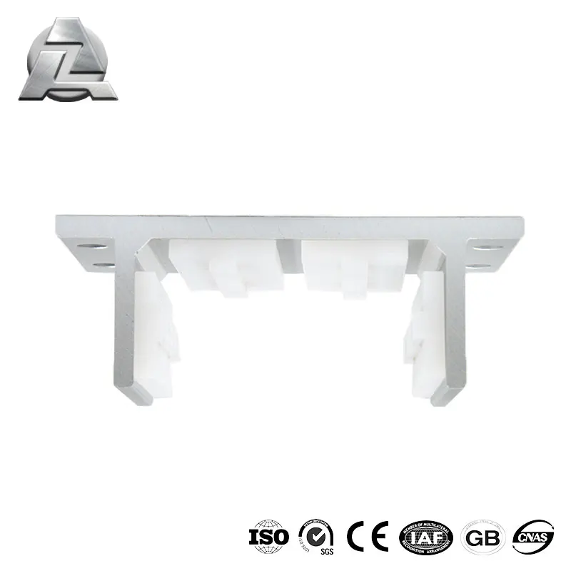 Anodized silver black aluminum linear bearing t slot slider stock