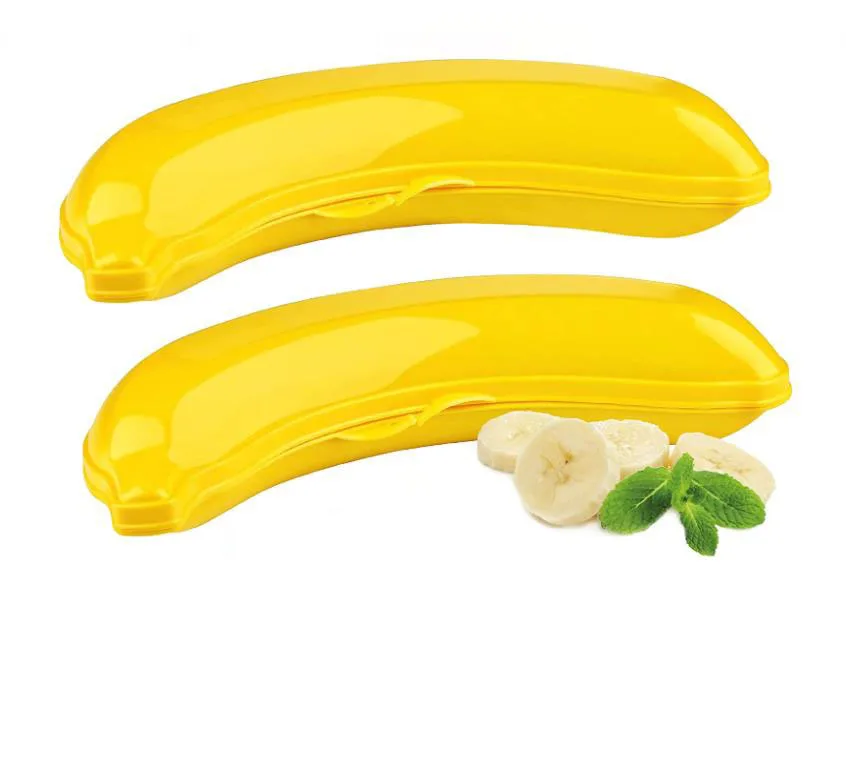 Banana Keeper BPA-Free Outdoor Travel Case Banana Protector Cute Carrier Storage Box Container