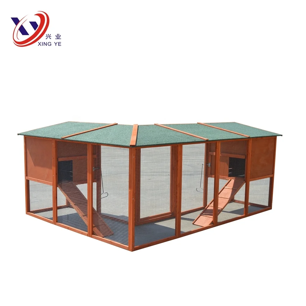 New design large outdoor wooden chicken coop chicken hen house