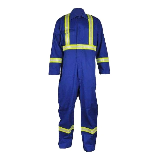 MAQVOB Wholesale Flame Retardant Oil Field Safety Work Construction Industrial Fireproof Workwear