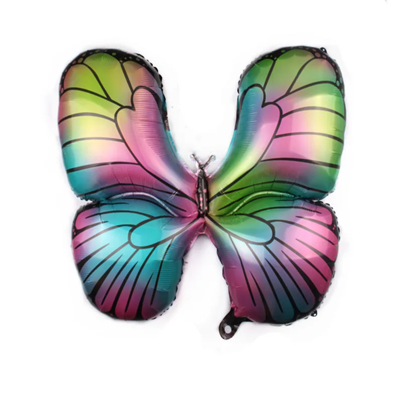 Laser Color Butterfly balloons Girl Birthday Party Decoration Inflatable Animal Party Balloon Suppliers