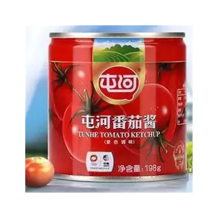 High Quality Canned Tomato Paste 70g*50 Tins Tomato Saucer Brix 28-30% From China Factory